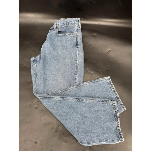 Levis 550 Relaxed Fit Tapered Leg Blue Denim Jeans Mens 34x29 Medium Wash - Picture 4 of 7